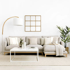 Beech wood corner sofa 170x260cm - SBF68