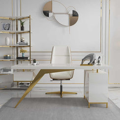 Natural Wood Executive Desk 70x200cm - PIO66