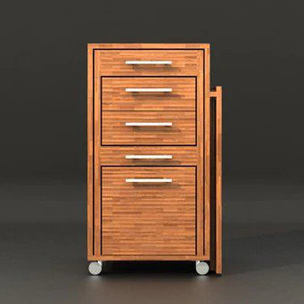 Foldable Desk with Chair and Drawer Unit - CRC71