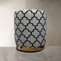 بوف دائري - أسود×أبيض - AC SHOWROOM210