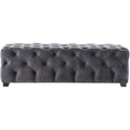 Tufted Bench 45x120cm - Dark Grey - AC145