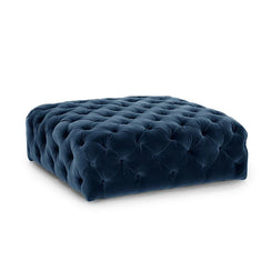 100x100cm Natural Beechwood Ottoman - Multiple Colors - AFE97