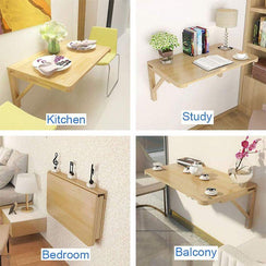 Hanging desk, Azizy wood, 90x55cm - DOR200