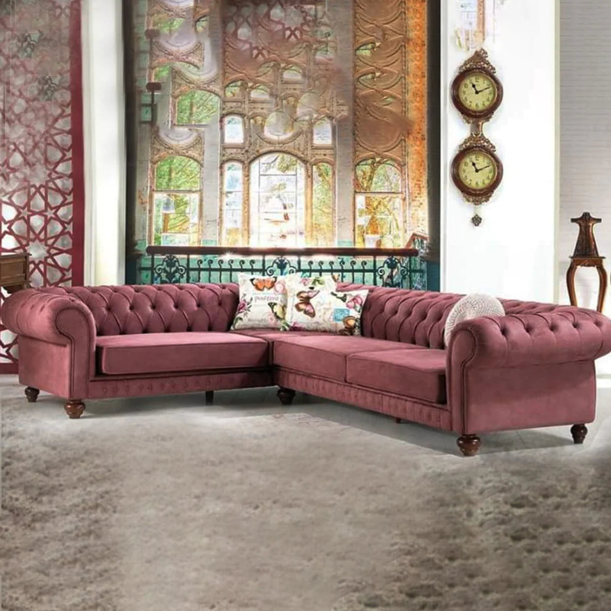 ركنة كابتونيه200×300 سم - ألوان متعددة- BF130