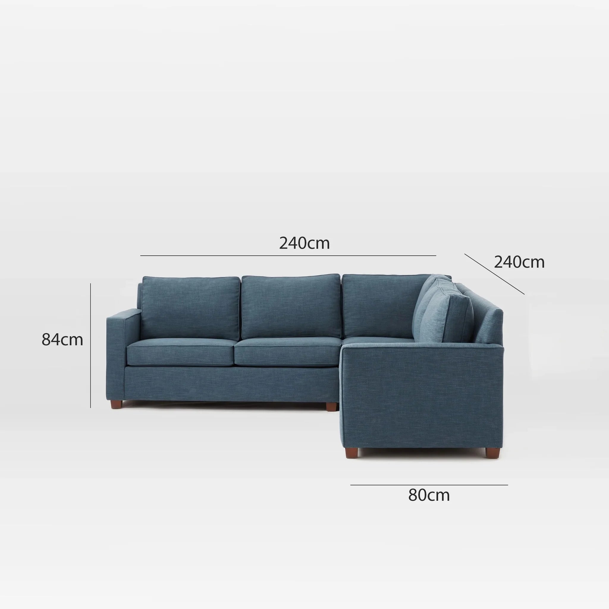 Corner sofa 240x240cm - BUS33