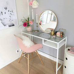 Dressing table with mirror 40x120cm