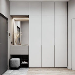 Built-in wardrobe with dressing table 240x240cm