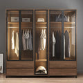240x240cm glass door dressing room