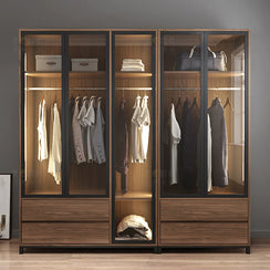 Dressing room with glass doors 240x240cm - WOD71