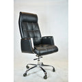 Leather Office Chair - Black - OC340