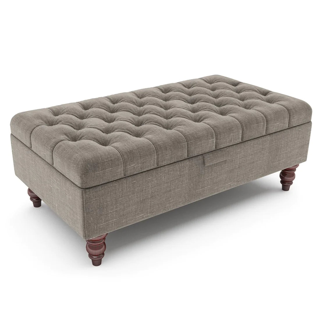 بانكيت سحارة 45×120 سم- خشب زان طبيعي - ألوان متعددة - GA06