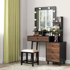Dresser with a 40x120cm pouf