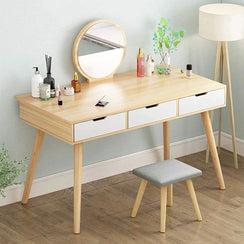 Dressing table with pouffe 40x90cm