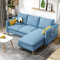 Beech wood corner sofa 170x270cm - FRUT90