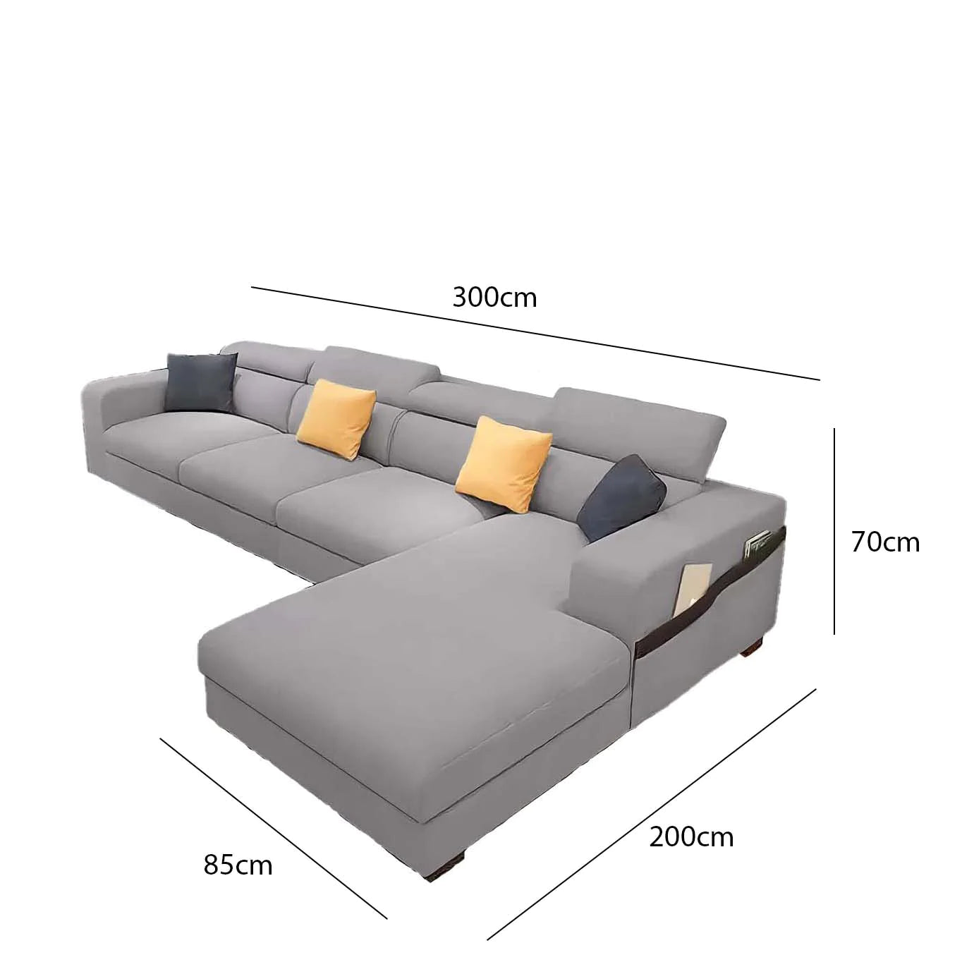 ركنة خشب زان 200×300سم-SBF25
