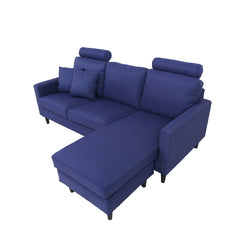 Beech wood corner sofa 85×205cm - SBF12