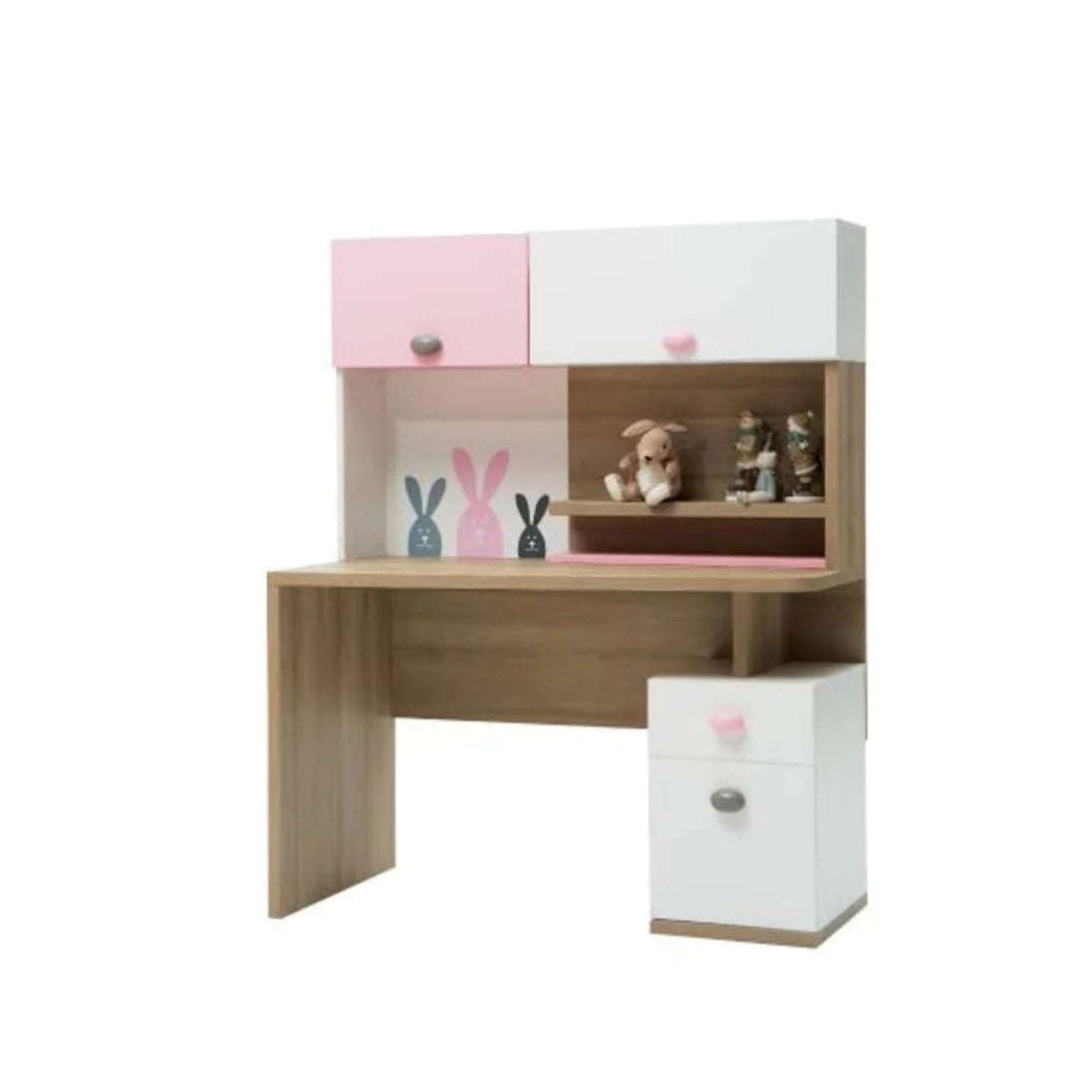 Desk with display shelves 60x120cm - WOB100