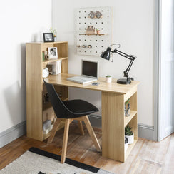 Desk with Display Shelves 60x120cm - WOB101