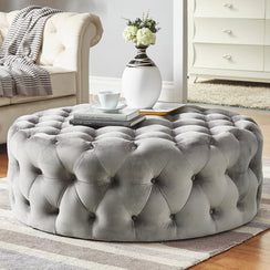 Tufted pouf 45x80 cm - VIL06
