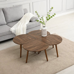 Side table set 100x100cm - 4 pieces
