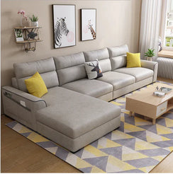 Beech wood corner sofa 180x300cm - ATH106