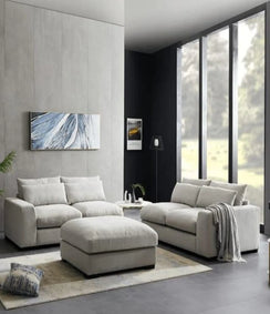 Beech wood corner sofa 160x280cm - ATH113
