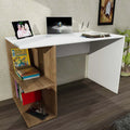 Multi-colored Office Desk with Side Shelves 60x120cm - SD0003