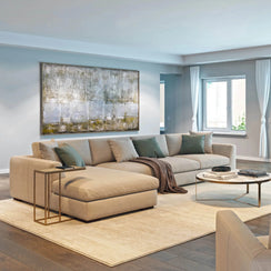 Beech wood corner sofa 170x260cm - FRUT98