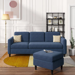 Corner sofa, beech wood, 150x220cm - FRUT86