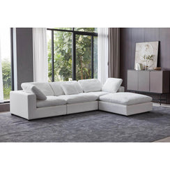 Corner sofa, beech wood, 170x280cm - FRUT108