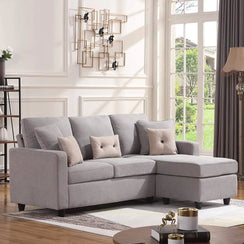 Beechwood L-shaped Sofa 140x280cm - FRUT113