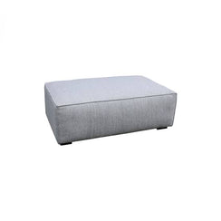 Pouf, natural beech wood, 55x85cm - multi-colored