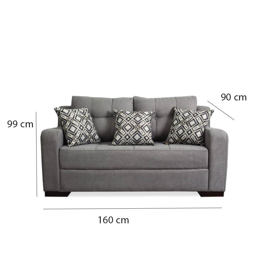 كنبة سرير بمقعدين ومساحة تخزين - ألوان متعددة Moderno 4bed-S5 - 160X90