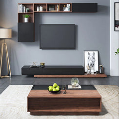 TV table with coffee table