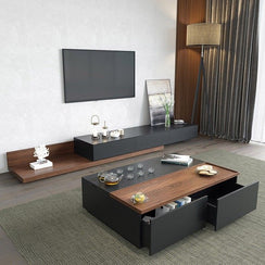 TV stand with a coffee table