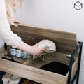 Shoe cabinet sofa with storage - See it in your space - AR - CH14
